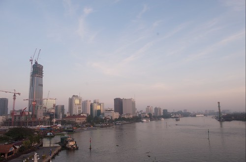 dawn shot of saigon