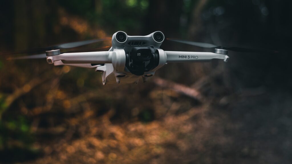 DJI Mini Pro 3 drone in flight