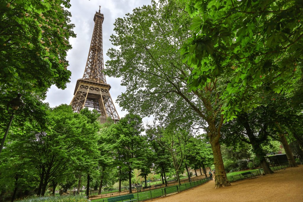 low-angle photo of Eiffel tower during daytime
