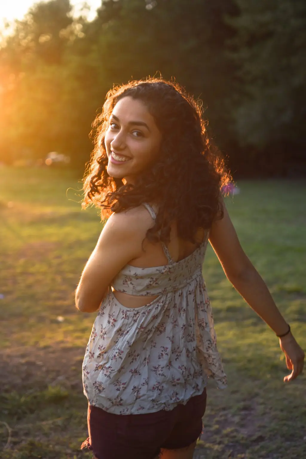 portraits at golden hour