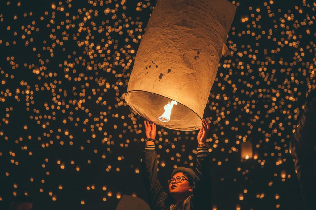 lantern bokeh