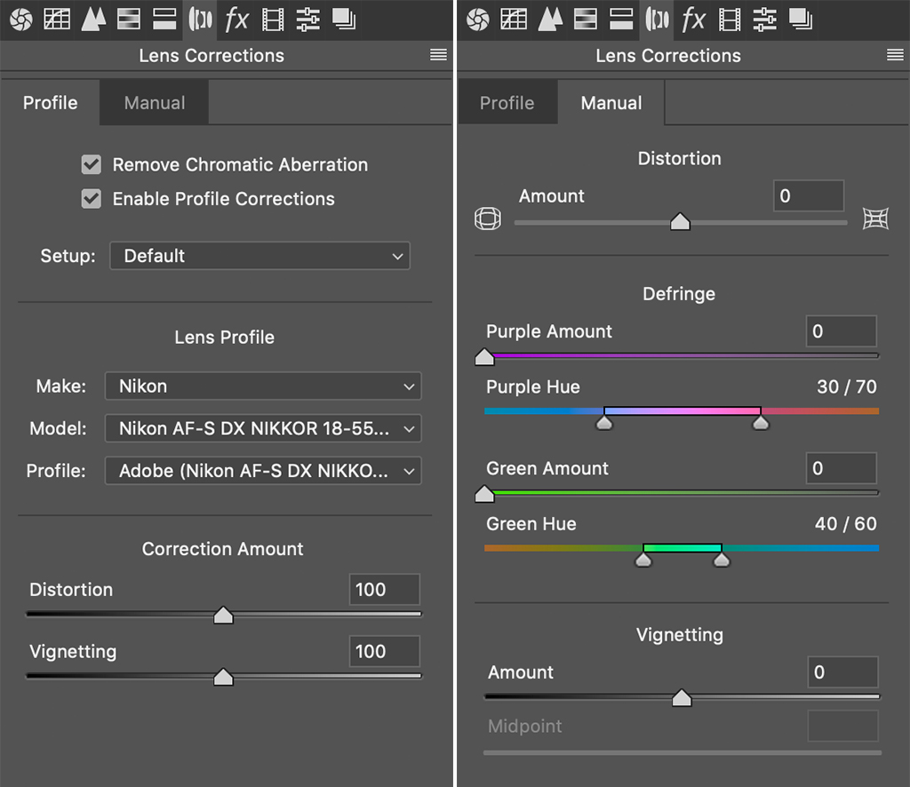 lens corrections