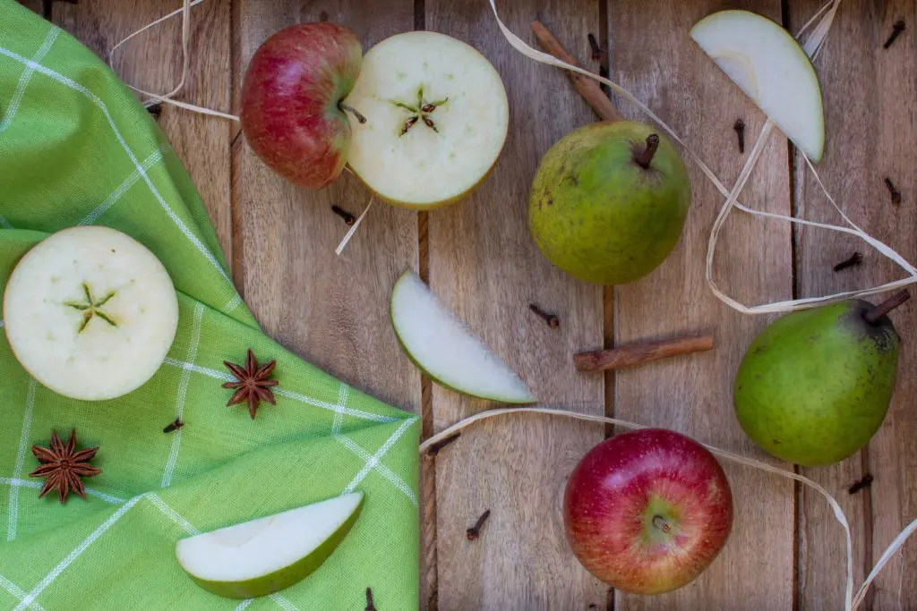 fruits on the table