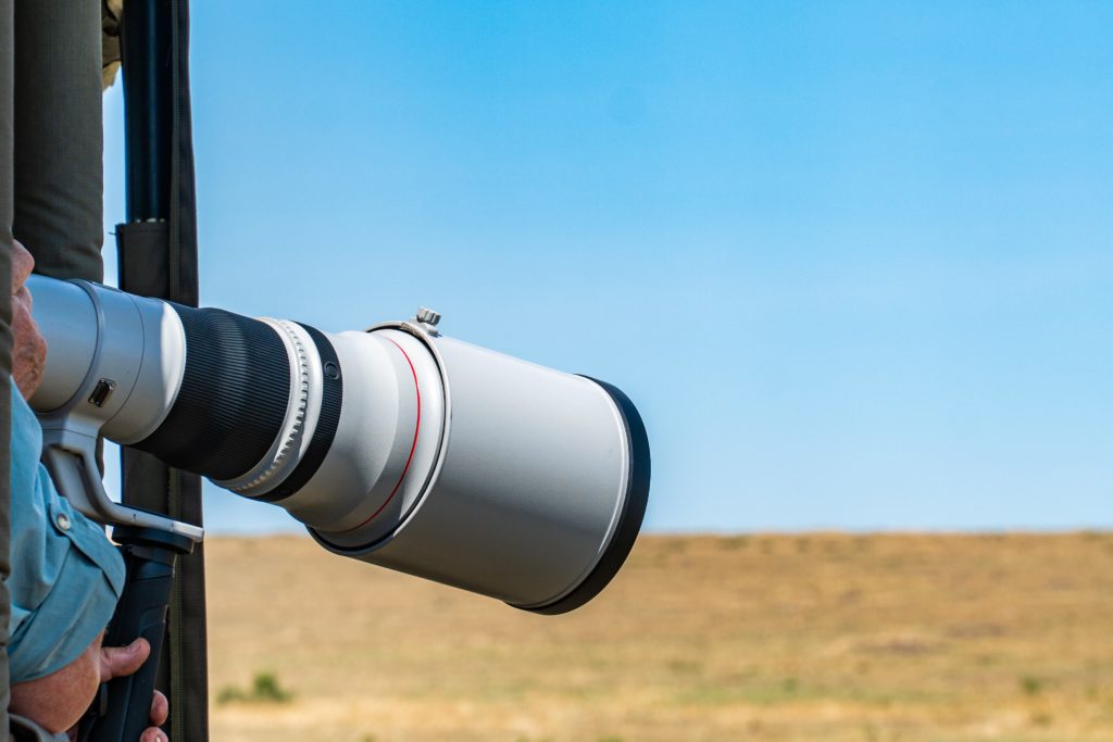 Telephoto lens shooting landscape. 