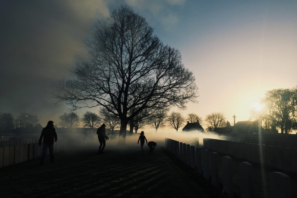 Silhouettes are something to explore when photographing foggy and misty scenes