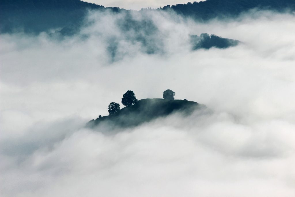 aerial photography of clouds