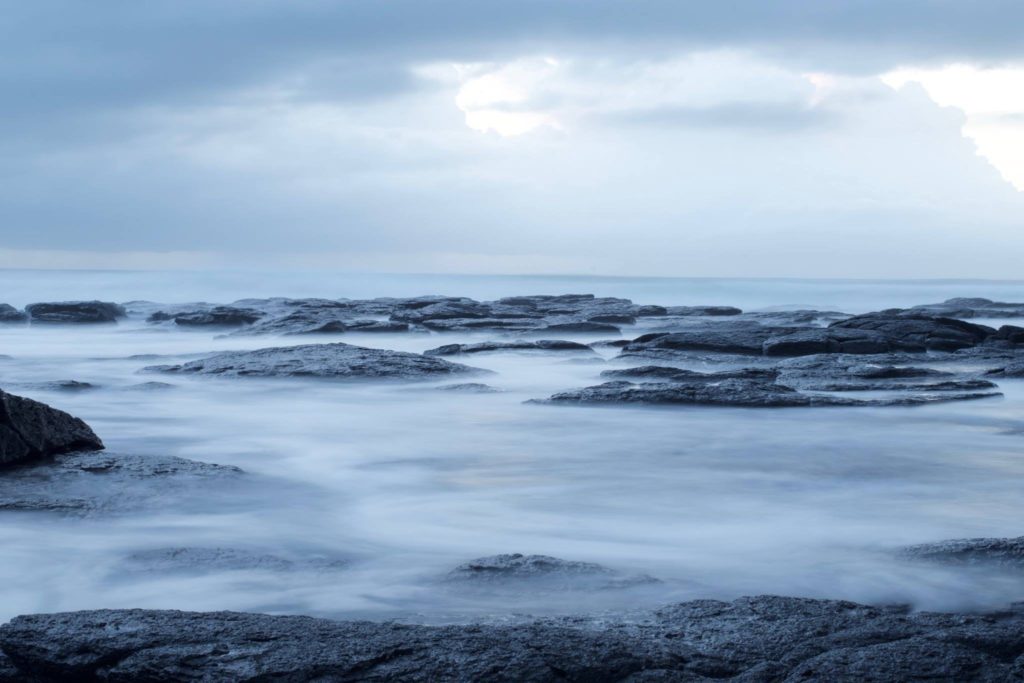 ethereal looking seascape