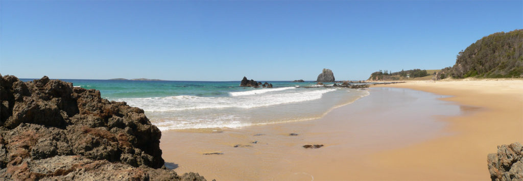 Narooma beach panorama