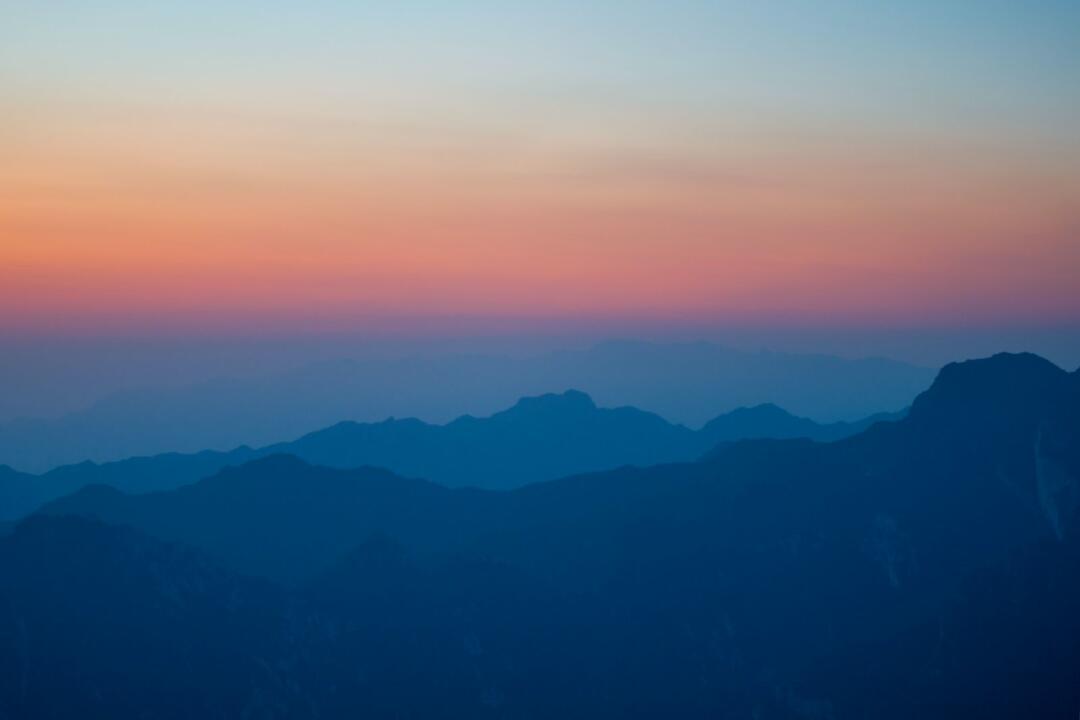 mountain during golden hour