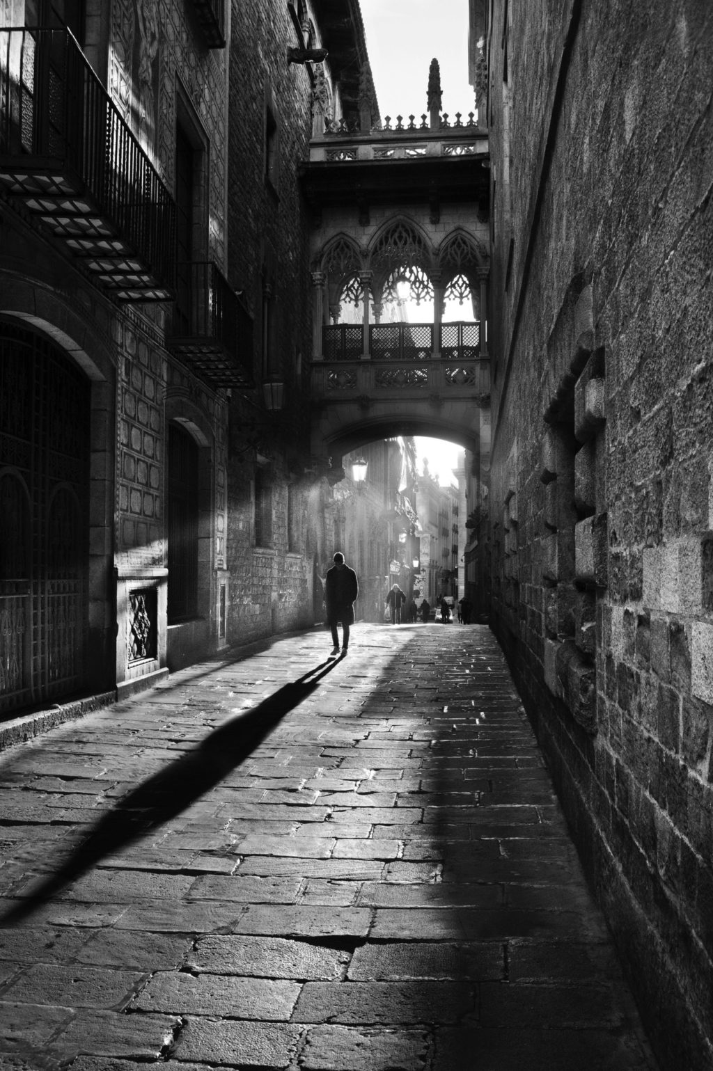 person walking on street