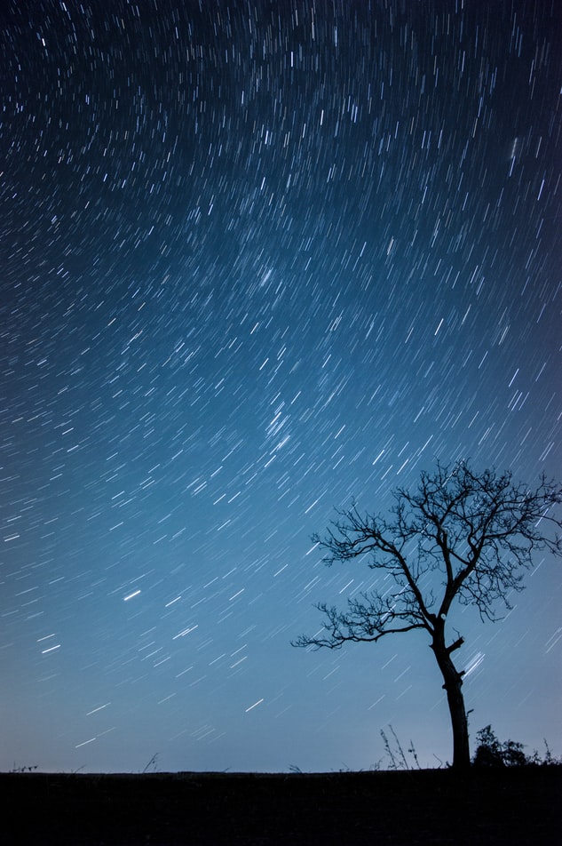 Star trails astrophotography