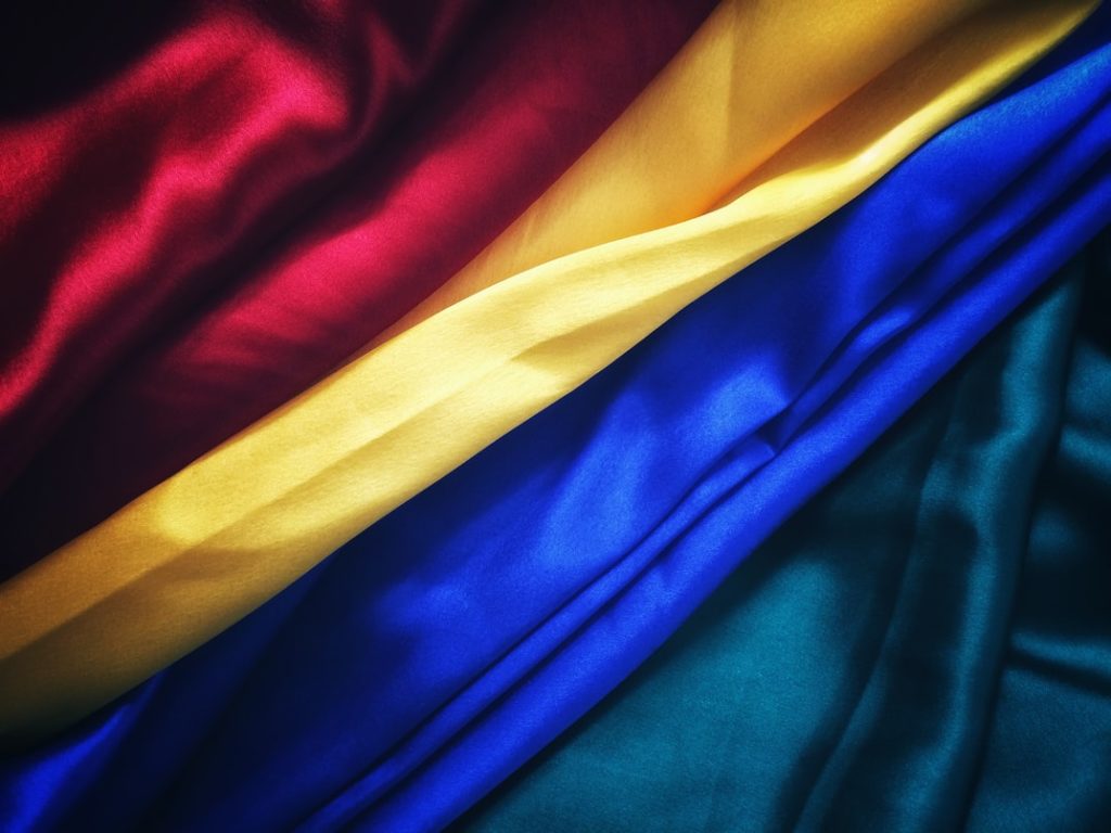 multicolor silk scarves