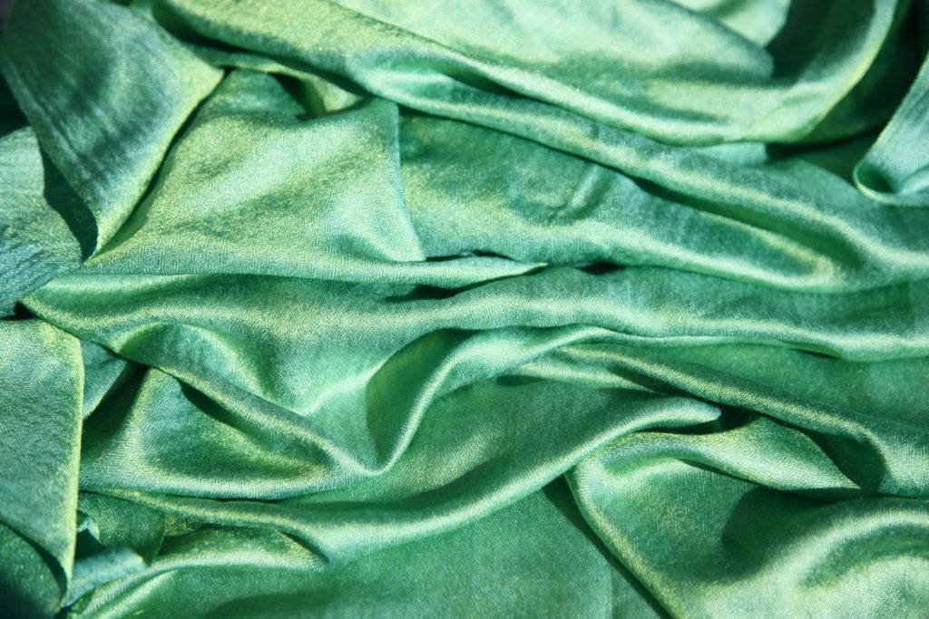 green silk