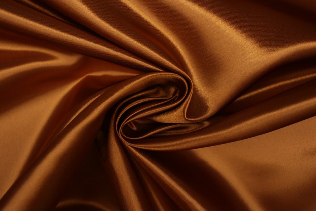 brown silk