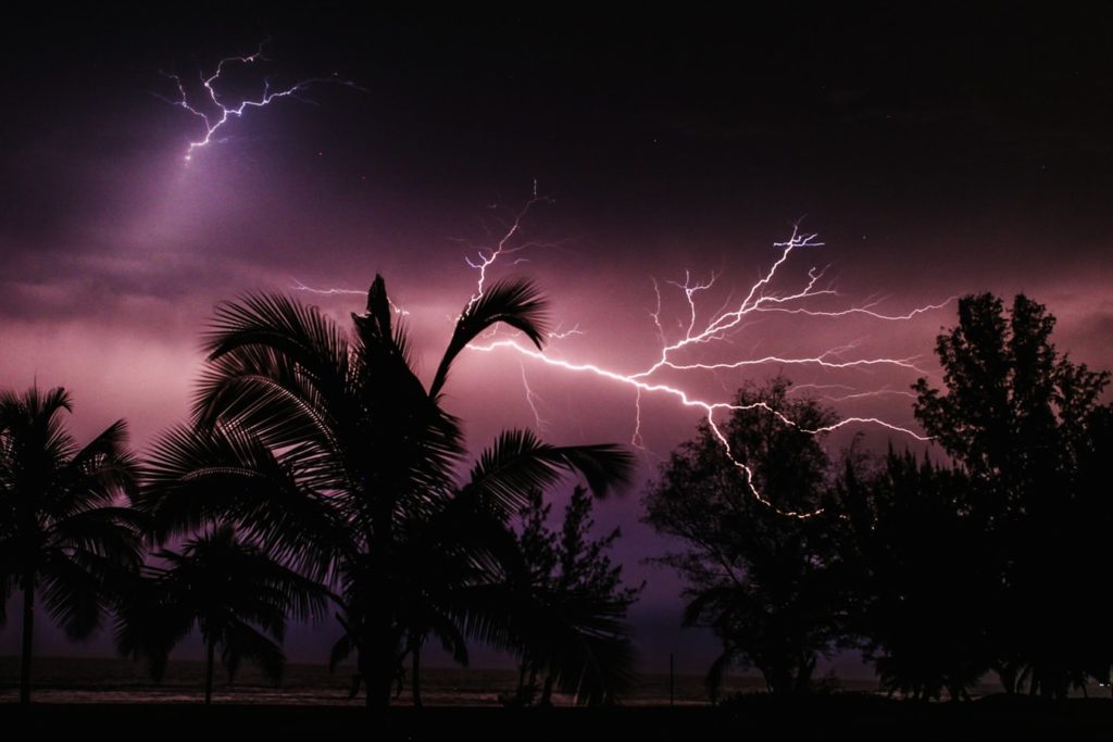 tropical storm lightning