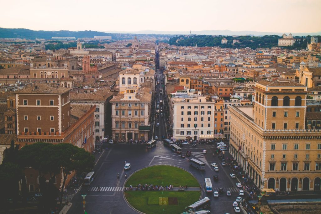 aerial photography rome
