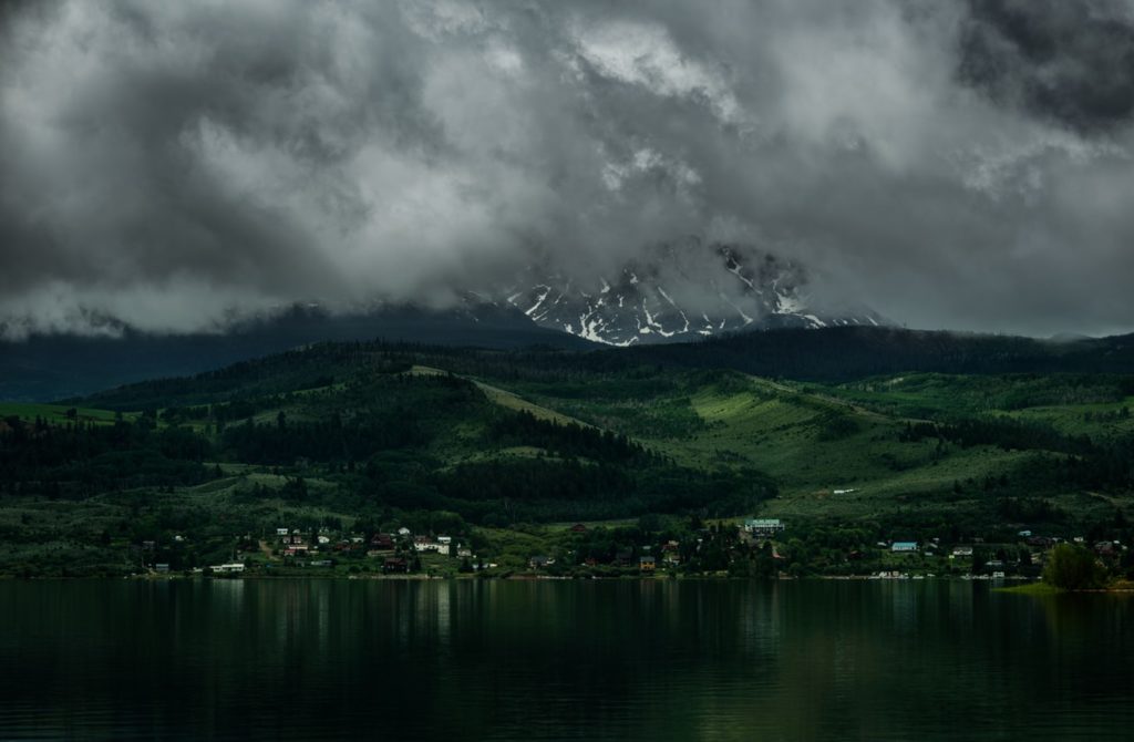 landscape overcast weather