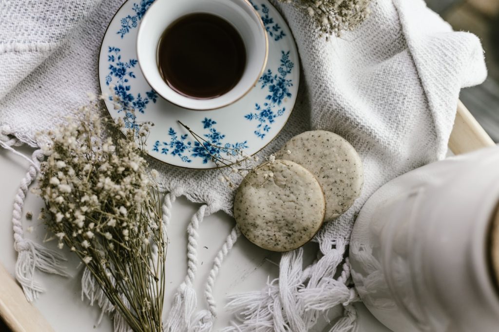 table setting food photograph