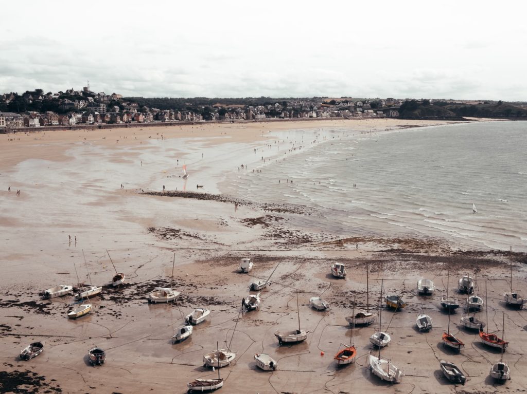 overcast beach