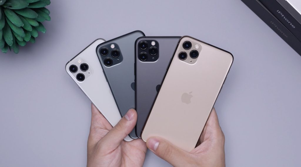 two space gray and two silver iPhone 11's photography trends
