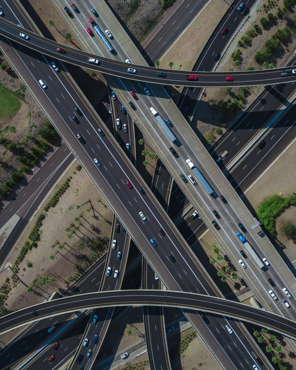 highway birds perspective