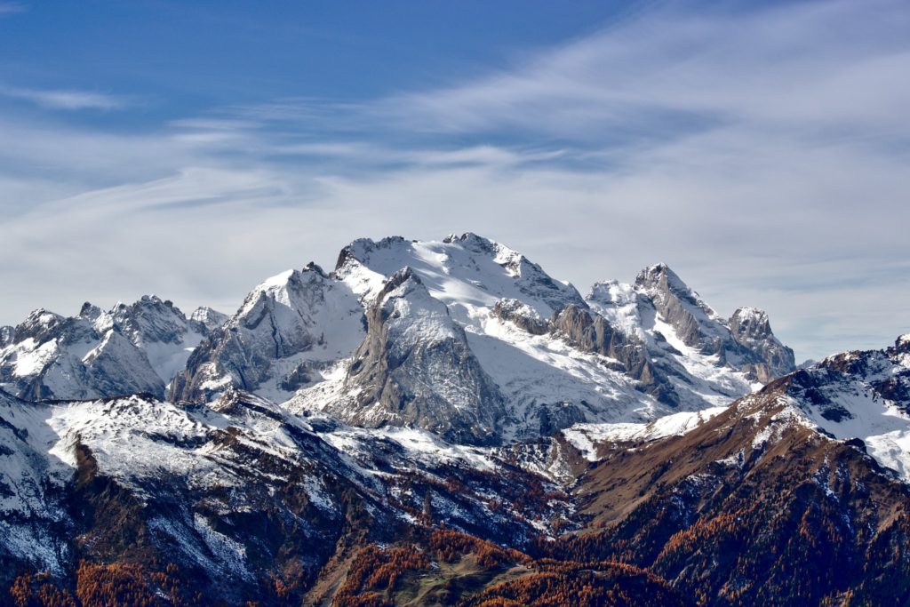 snowy mountain landscape