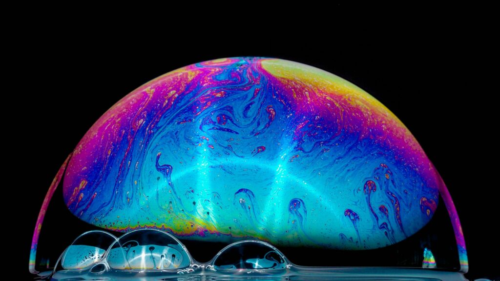 soap bubble photography