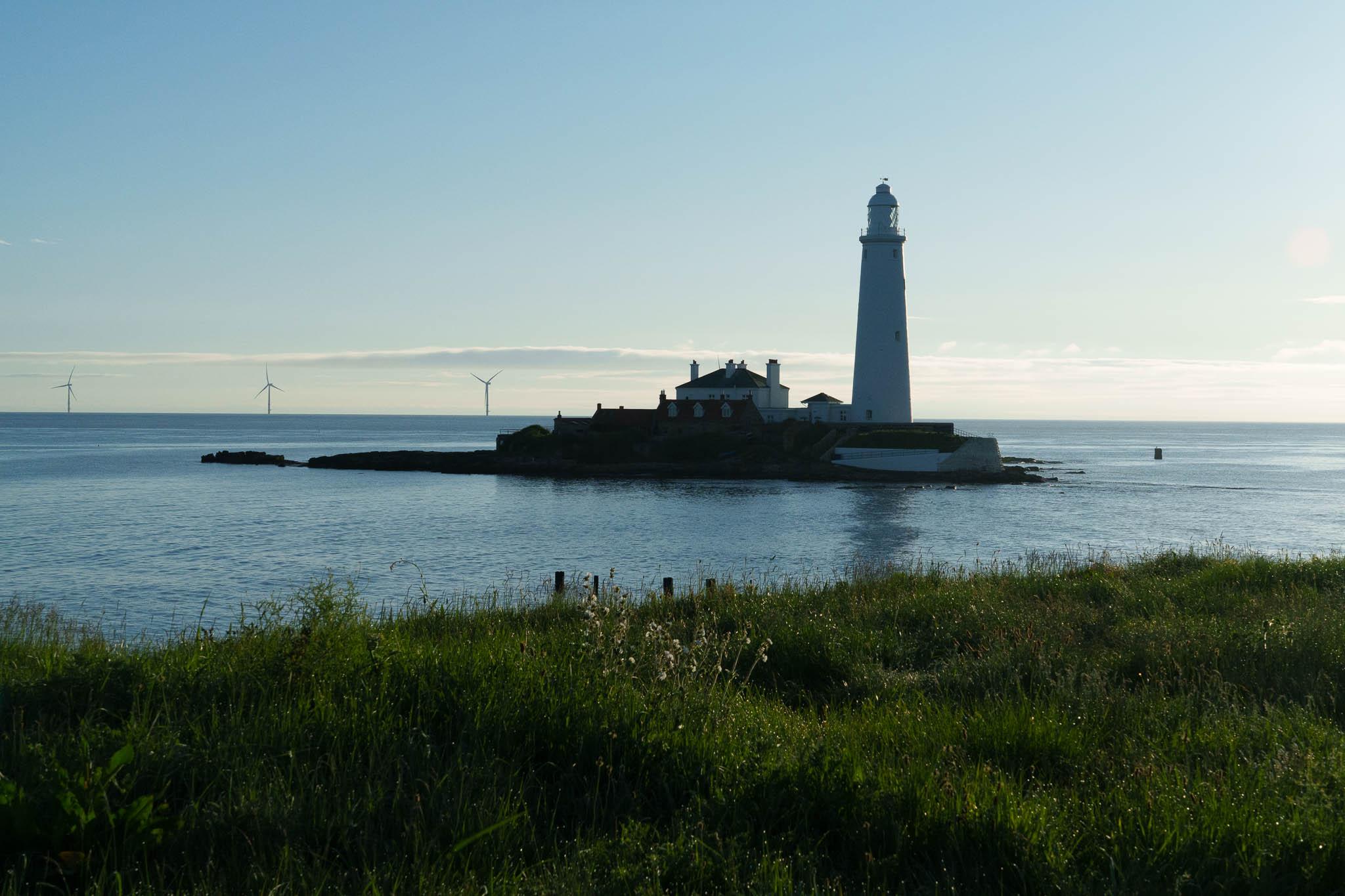 St Mary's Lighthouse shot at 3200 ISO