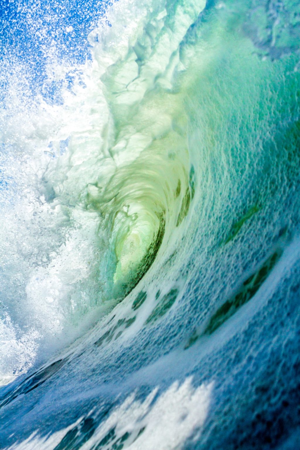 curly waves