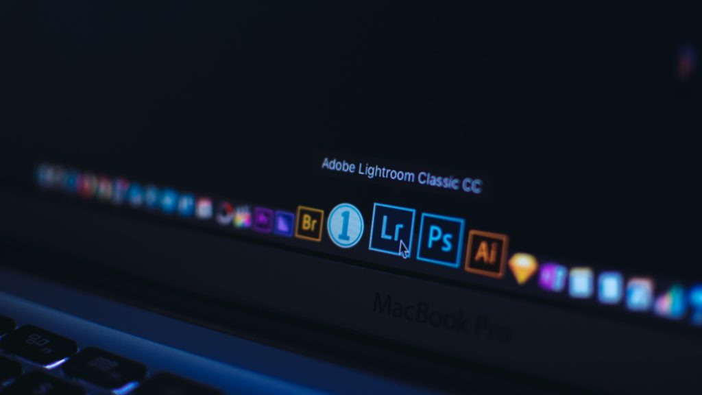 Lightroom icon on a Mac