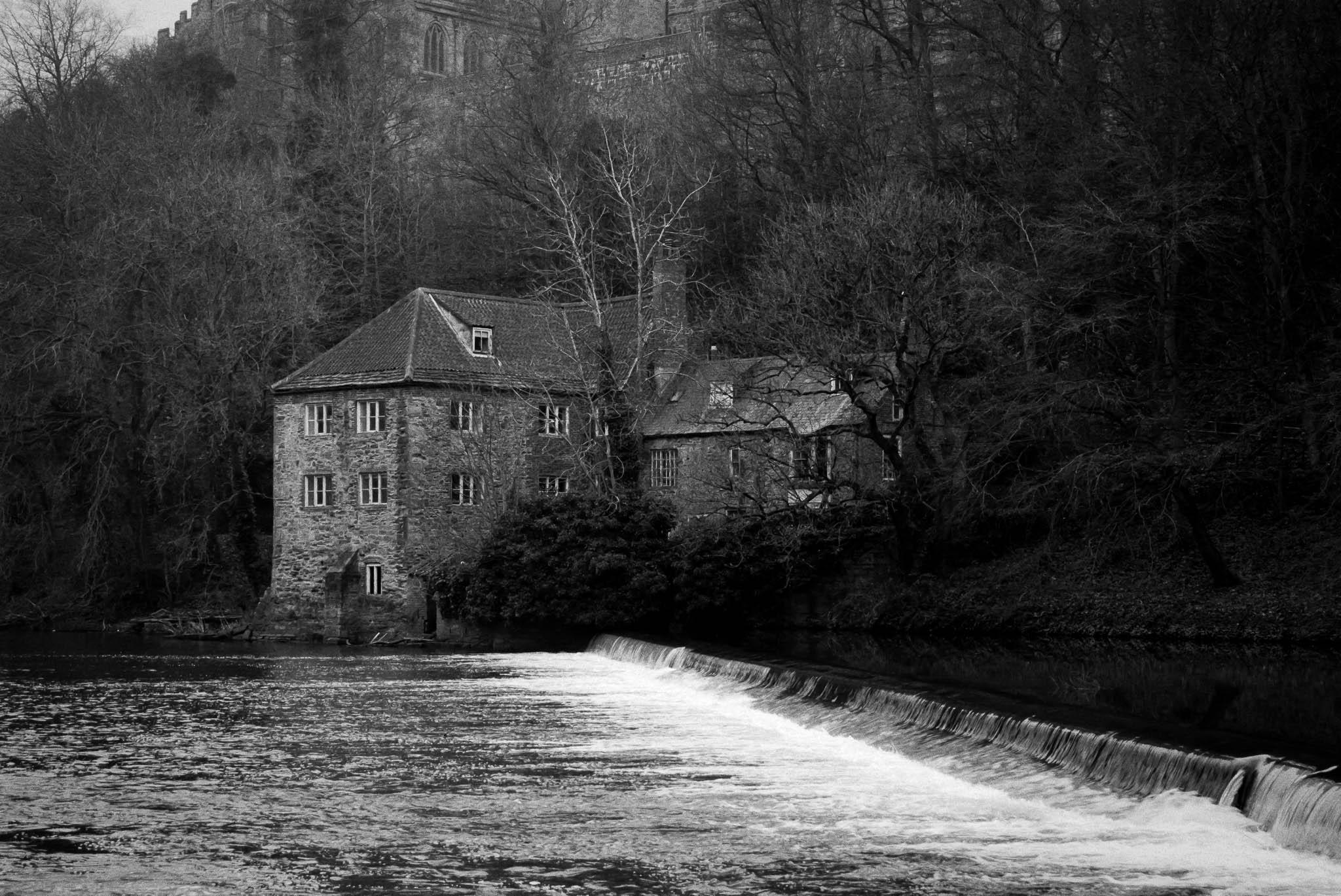 The Old Fulling Mill min Durham, shot on film with a Minolta X300 camera