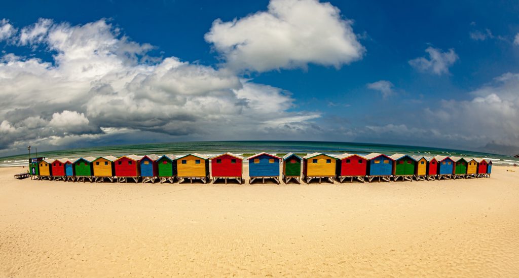 Muizenberg beach, Muizenberg, South Africa