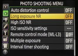 turn-off-noise-reduction on camera