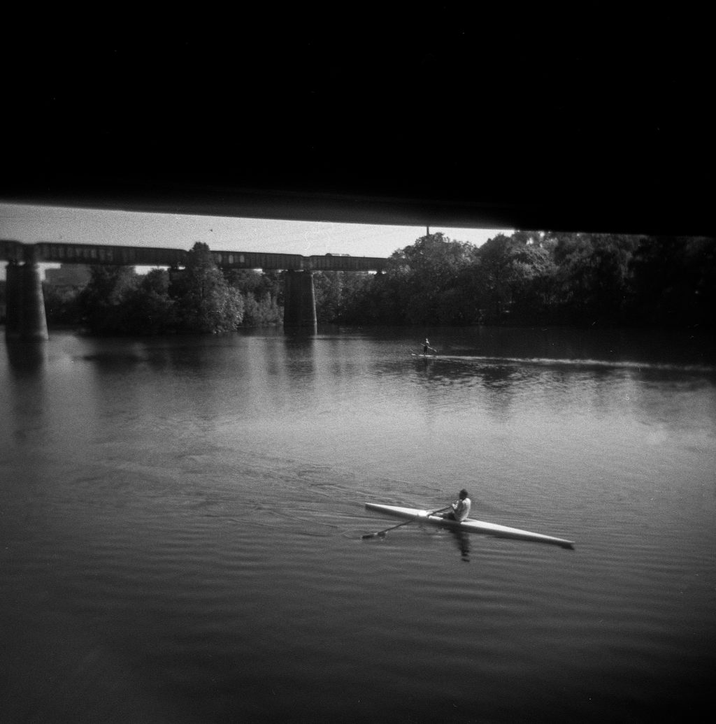 holga black and white photograph