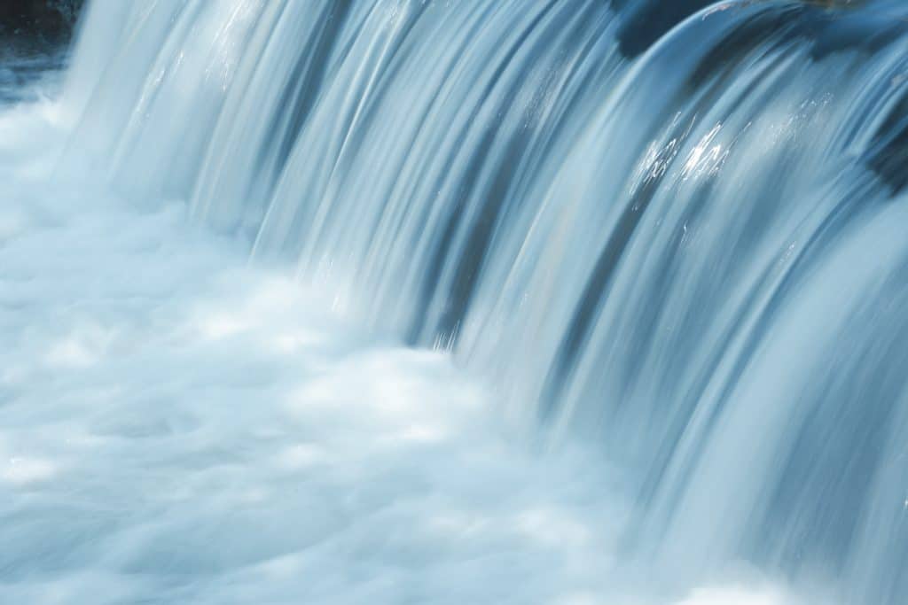 Waterfall close crop of water only