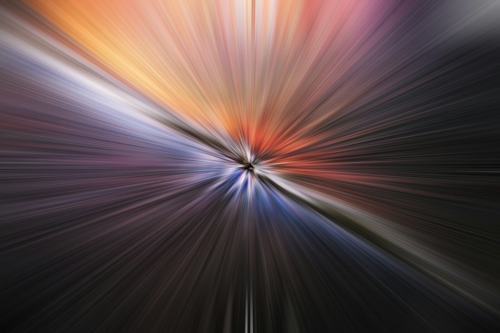 Creative zoom-burst photography example