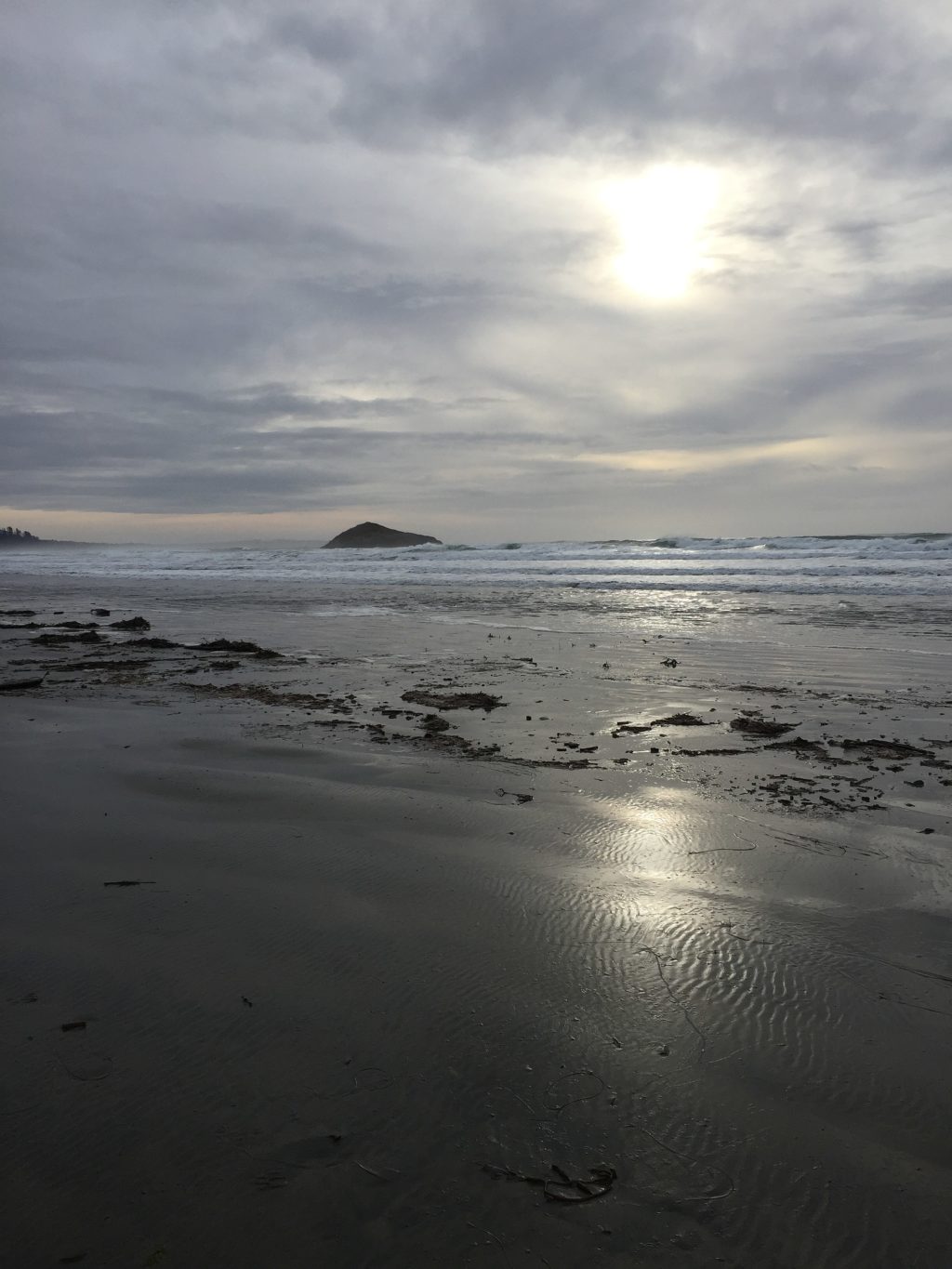 winter solstice morning near tofino