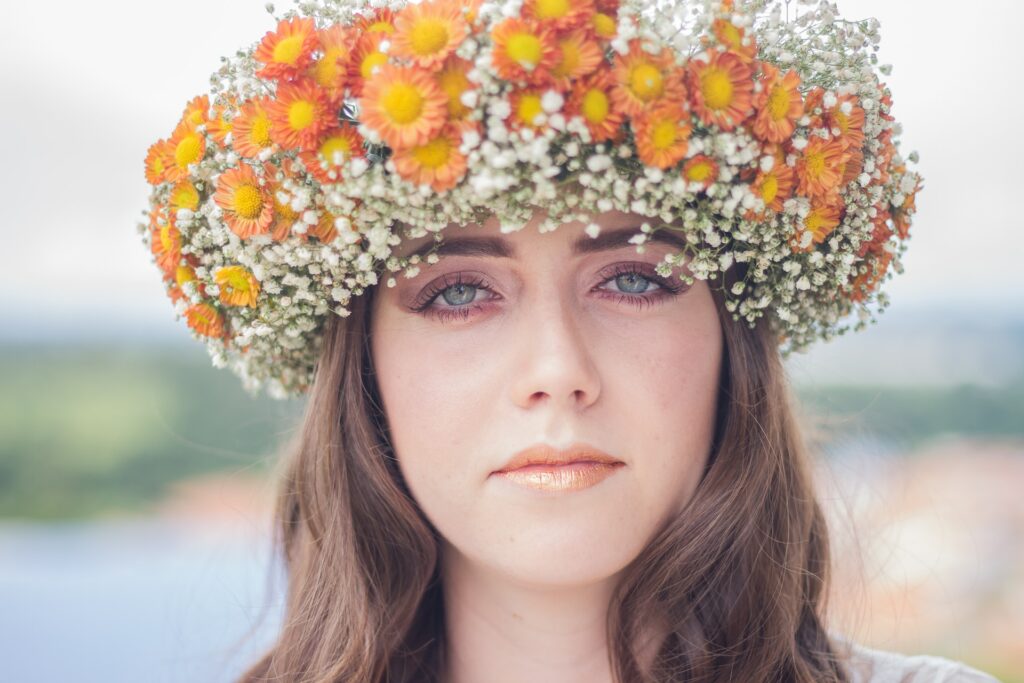 crown of flowers